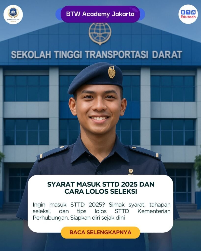 Syarat Masuk STTD 2025 dan Cara Lolos Seleksi