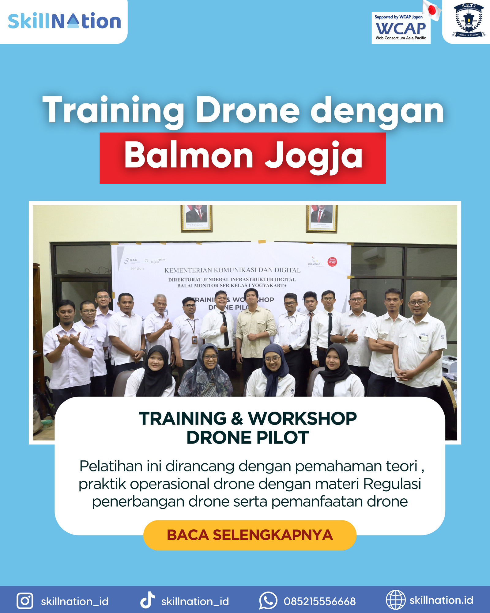 Training DRONE dengan Balmon Jogja
