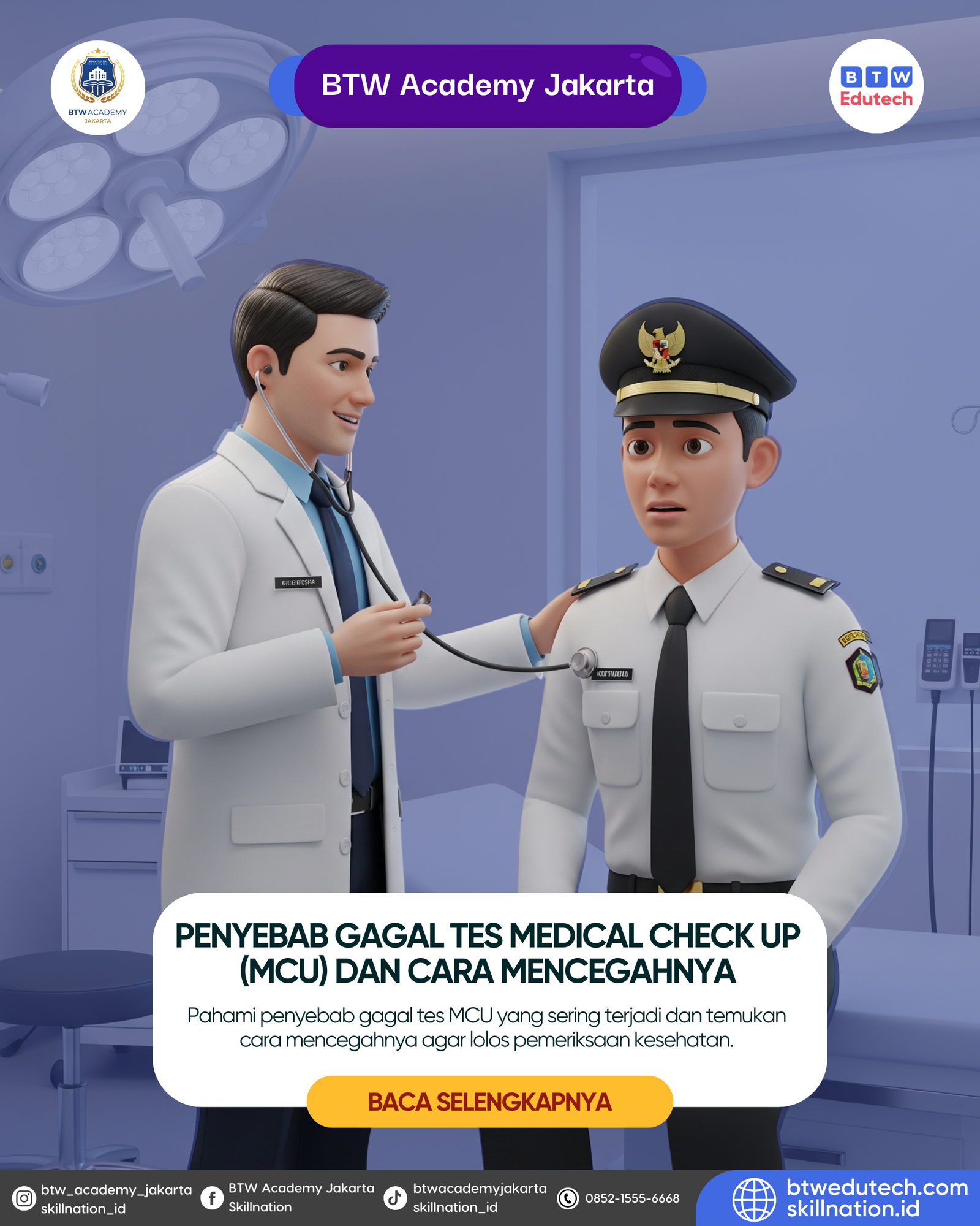 Penyebab Gagal Tes Medical Check Up (MCU) dan Cara Mencegahnya