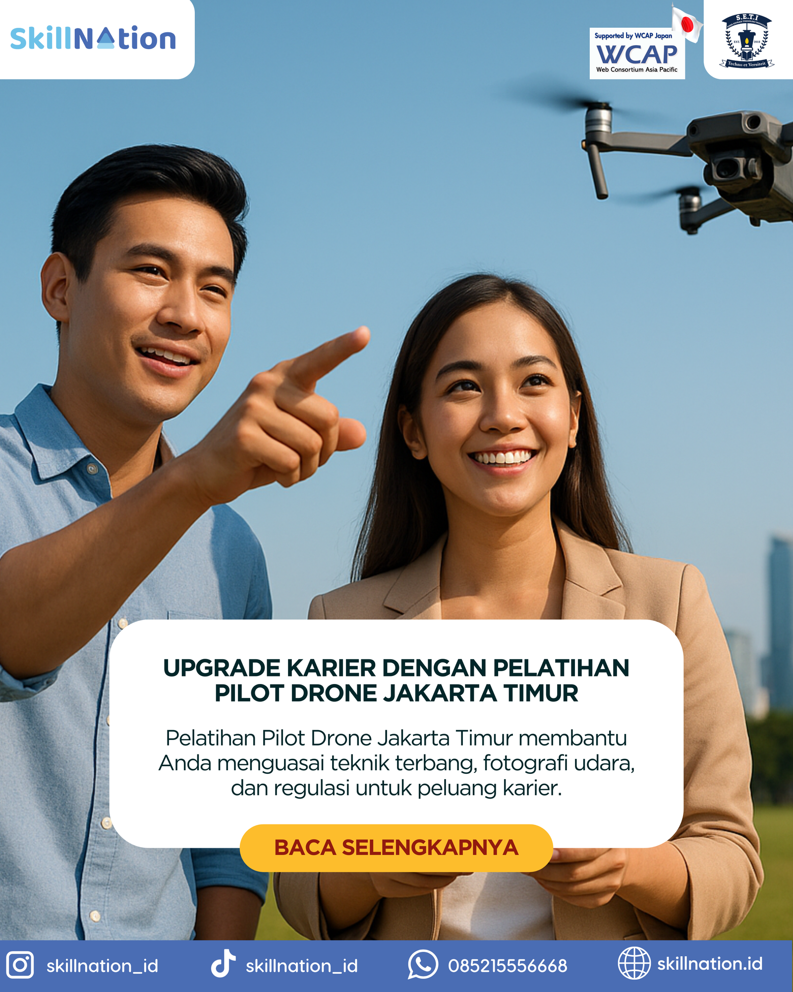 Pelatihan Pilot Drone Jakarta Timur