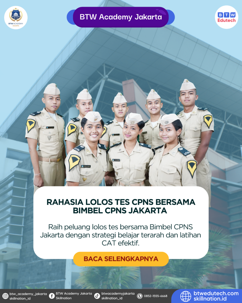 Rahasia Lolos Tes CPNS Bersama Bimbel CPNS Jakarta