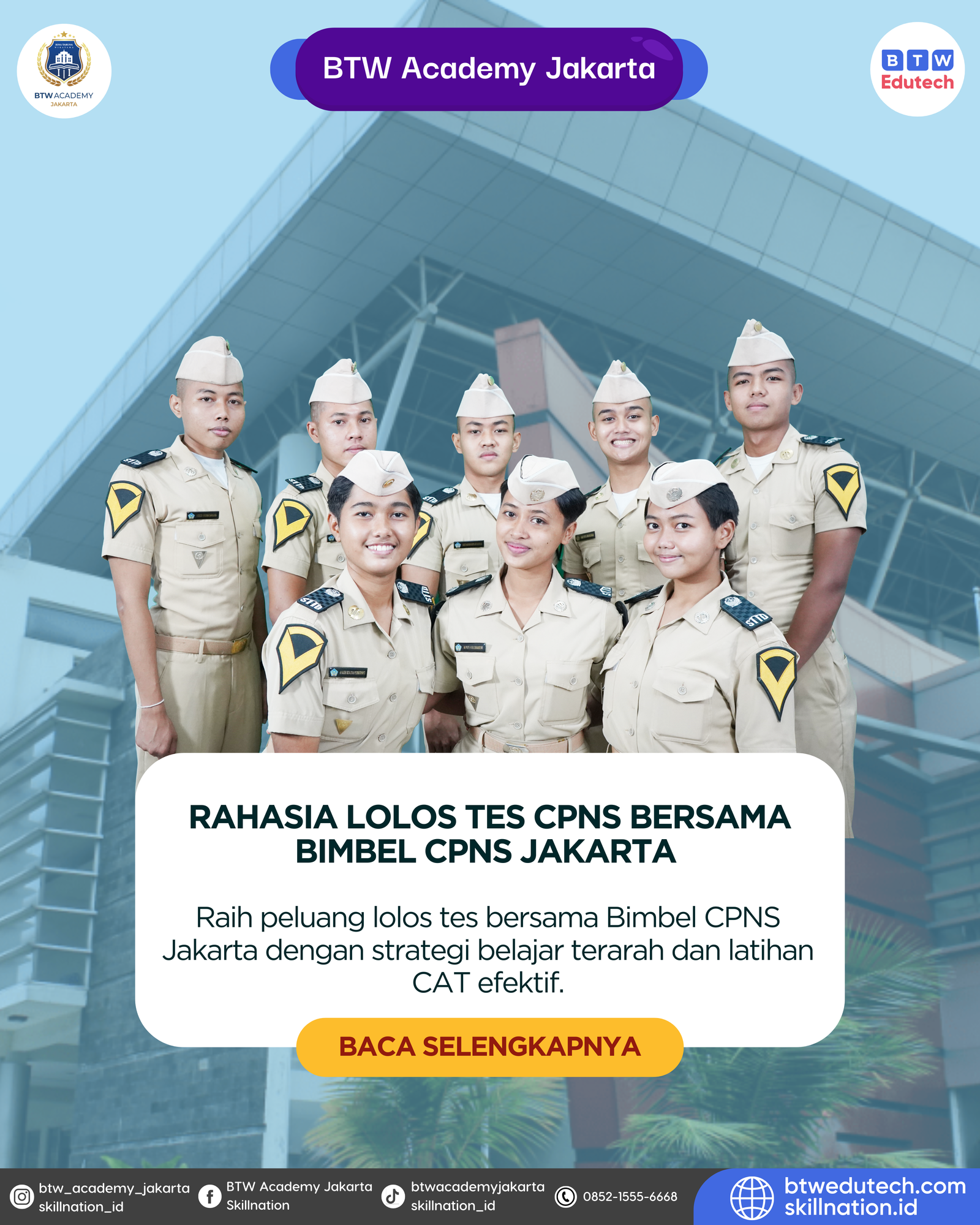 Rahasia Lolos Tes CPNS Bersama Bimbel CPNS Jakarta 