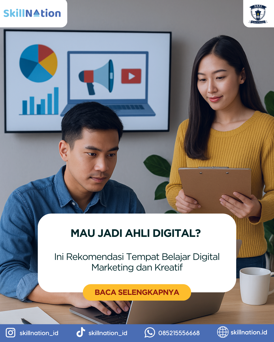 Mau Jadi Ahli Digital? Ini Rekomendasi Tempat Belajar Digital Marketing dan Kreatif