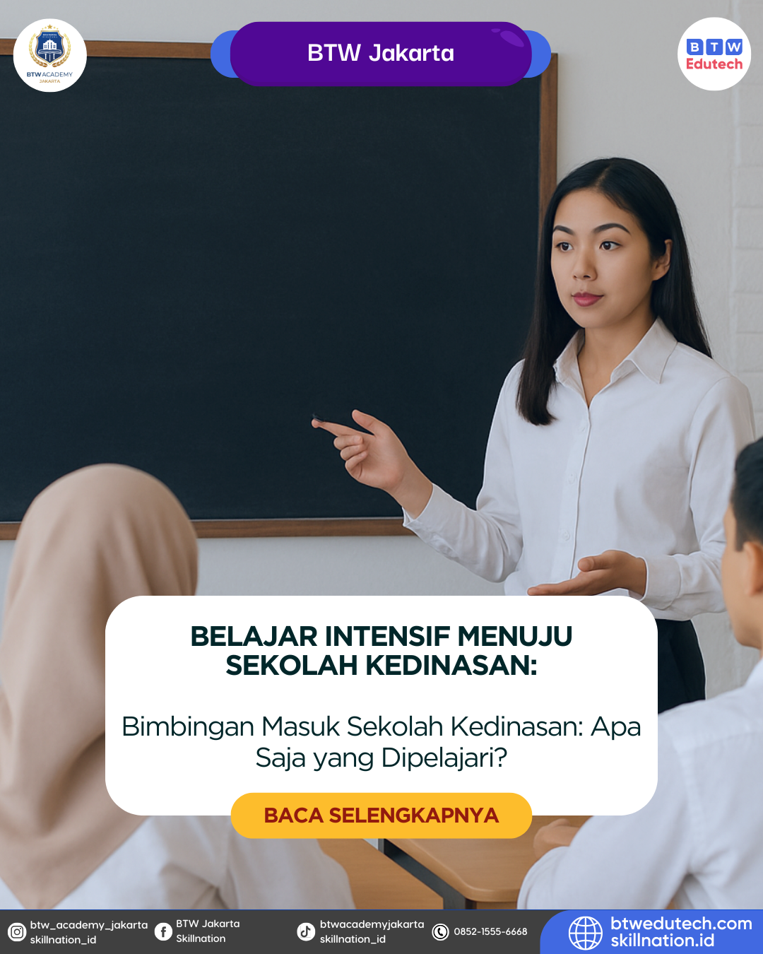 Bimbingan Masuk Sekolah Kedinasan: Apa Saja yang Dipelajari?