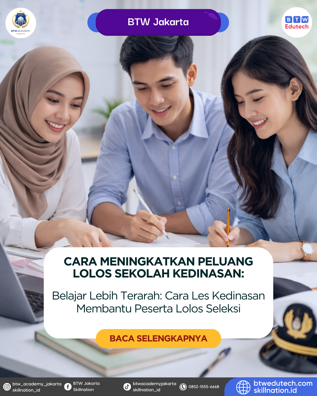 Belajar Lebih Terarah: Cara Les Kedinasan Membantu Peserta Lolos Seleksi