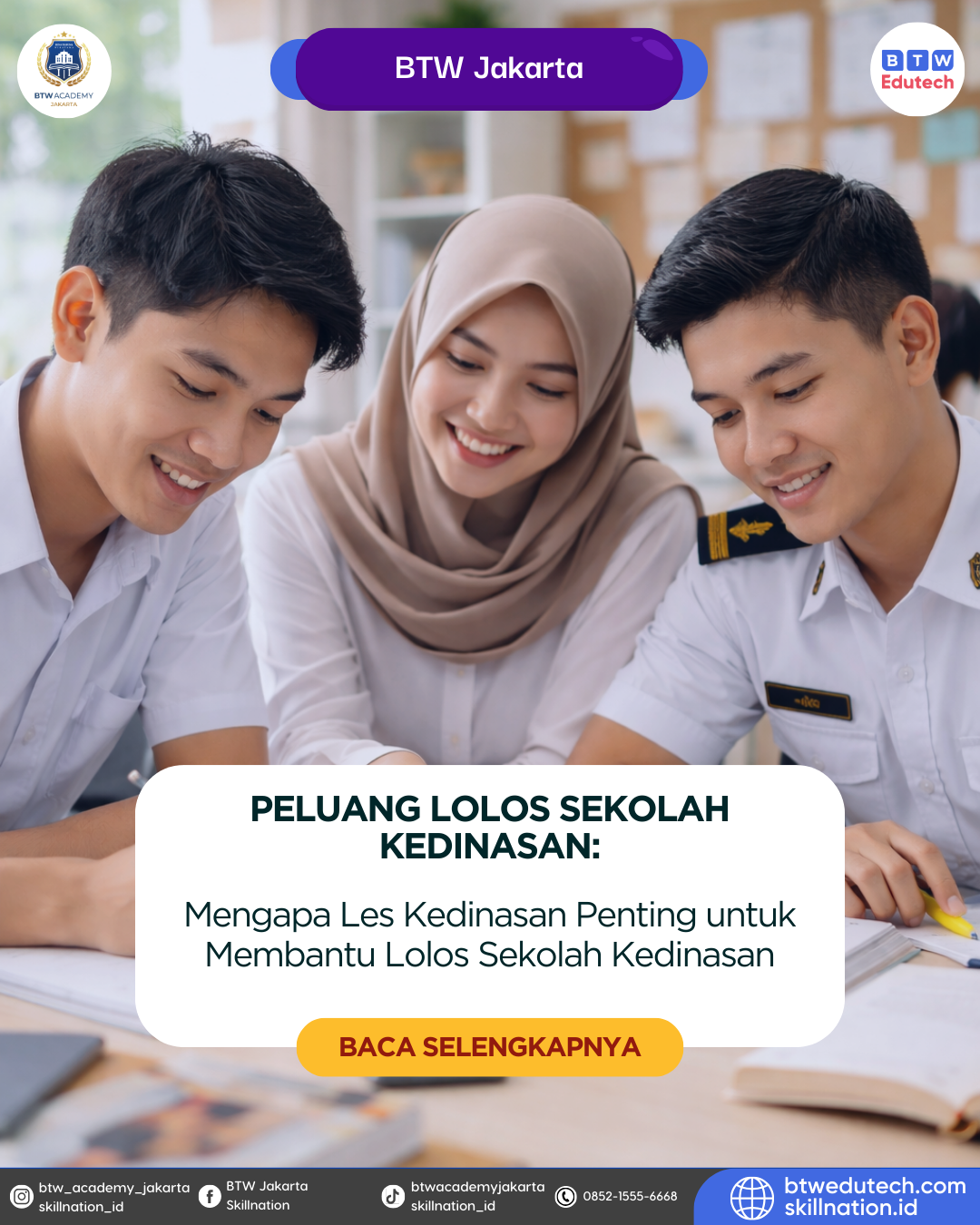 Mengapa Les Kedinasan Penting untuk Membantu Lolos Sekolah Kedinasan