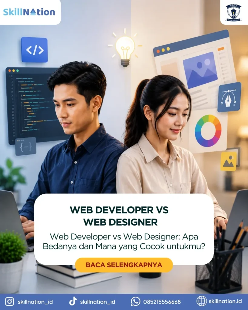 Web Developer vs Web Designer: Apa Bedanya dan Mana yang Cocok untukmu?
