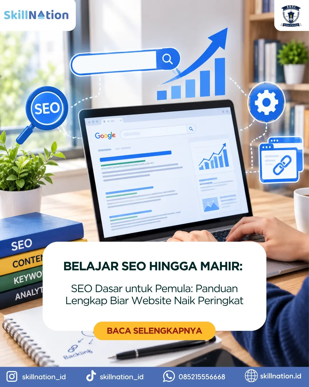 SEO Dasar untuk Pemula: Panduan Lengkap Biar Website Naik Peringkat