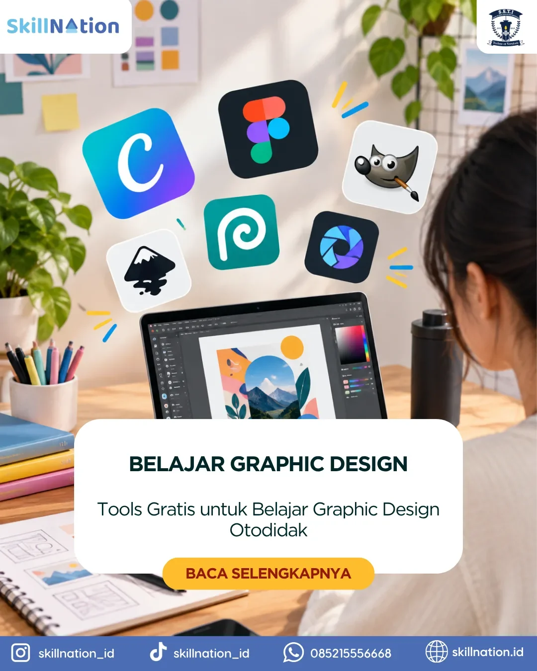 Tools Gratis untuk Belajar Graphic Design Otodidak