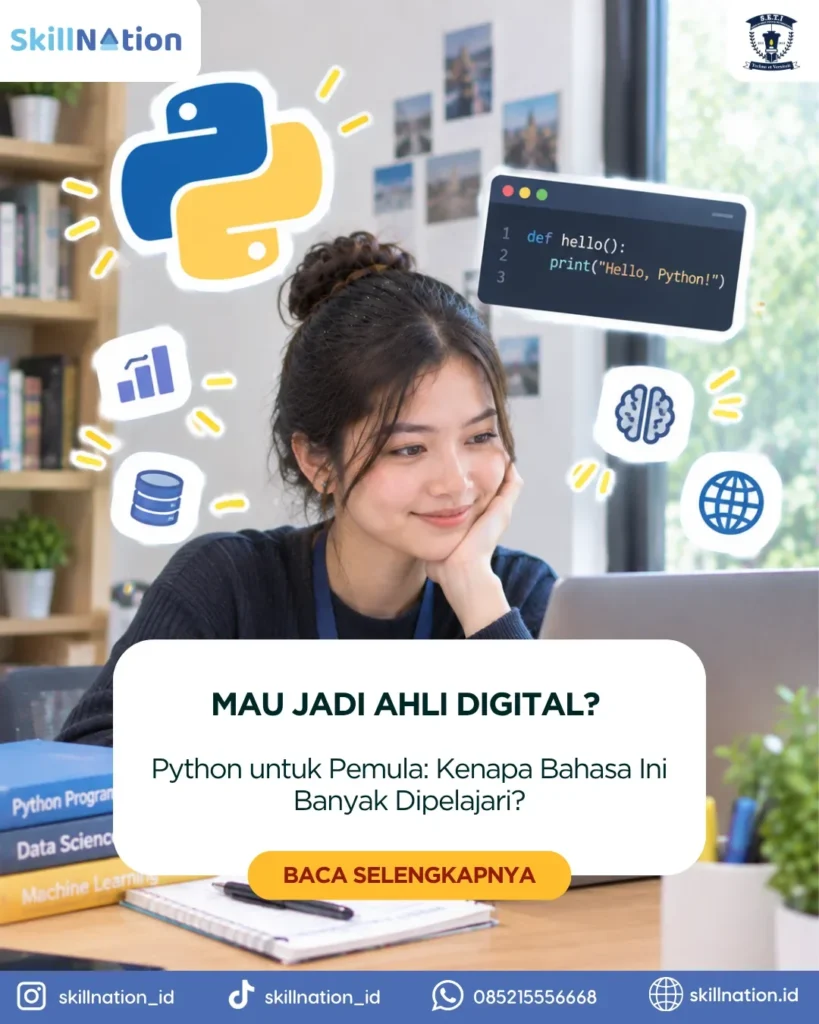 Python untuk Pemula: Kenapa Bahasa Ini Banyak Dipelajari?