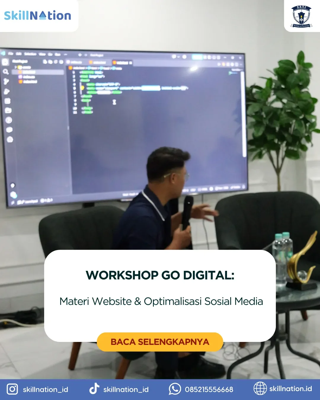 Workshop Go Digital: Materi Website & Optimalisasi Sosial Media