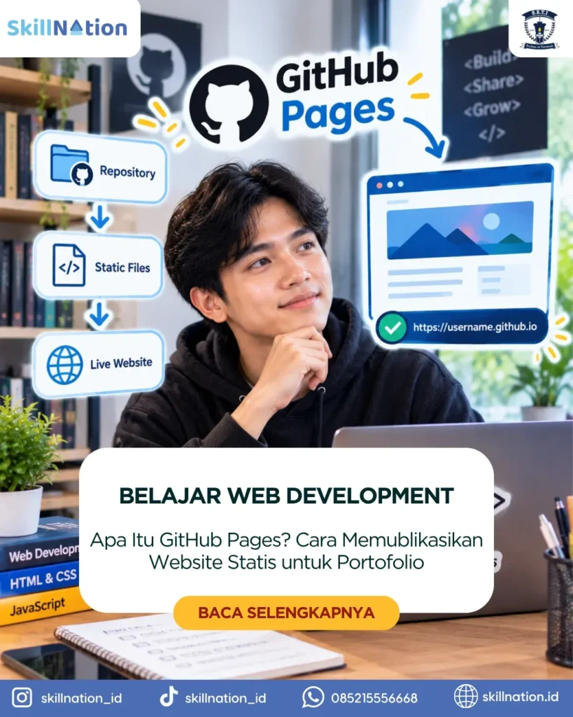 Apa Itu GitHub Pages? Cara Memublikasikan Website Statis untuk Portofolio